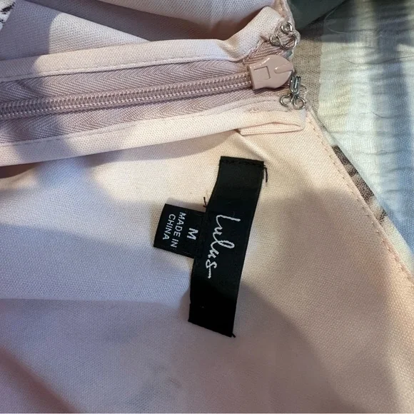 Lulu's Pink Floral Mini Romper Dress - Picture 7 of 9